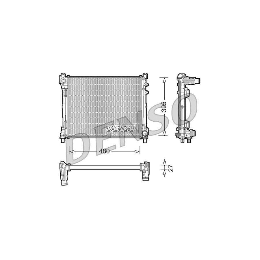 DENSO DRM13014 Engine Radiator for Lancia Ypsilon III (312)
