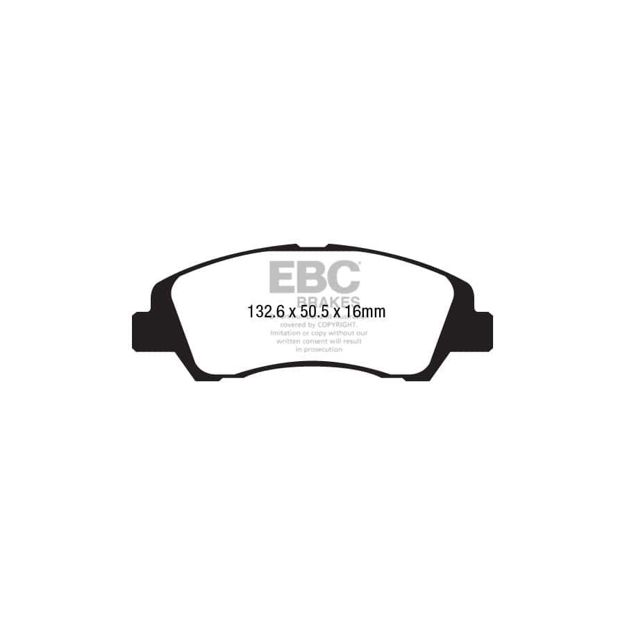 EBC PDKF2353 Hyundai i-10 Ultimax Front Brake Pad & Plain Disc Kit 2 | ML Performance UK Car Parts