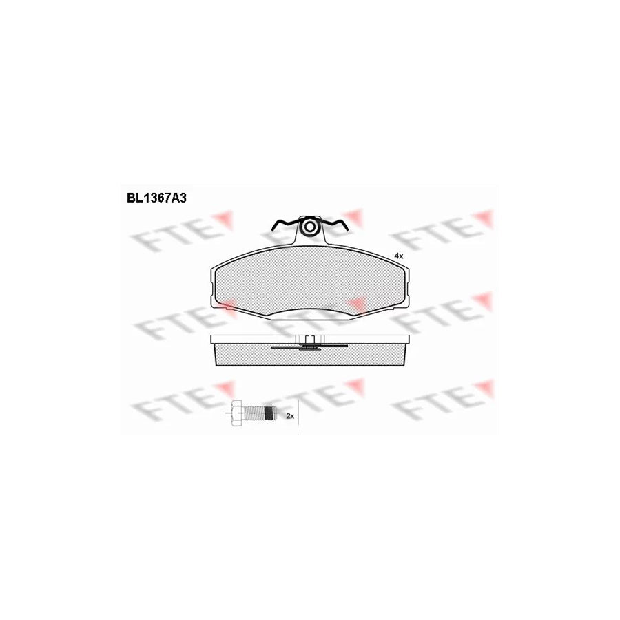 FTE Bl1367A3 Brake Pad Set