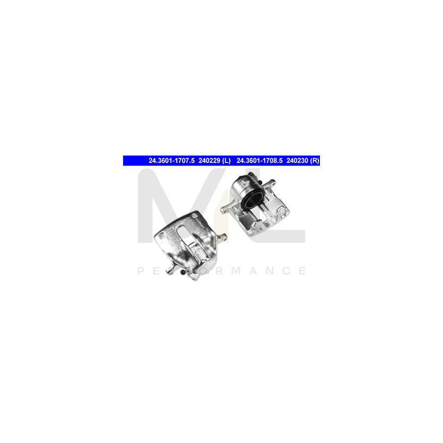 ATE 24.3601-1707.5 Brake Caliper without holder