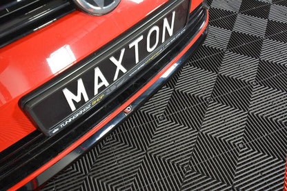 Maxton Design Volkswagen Golf R / R-Line MK7.5 Front Splitter V.6