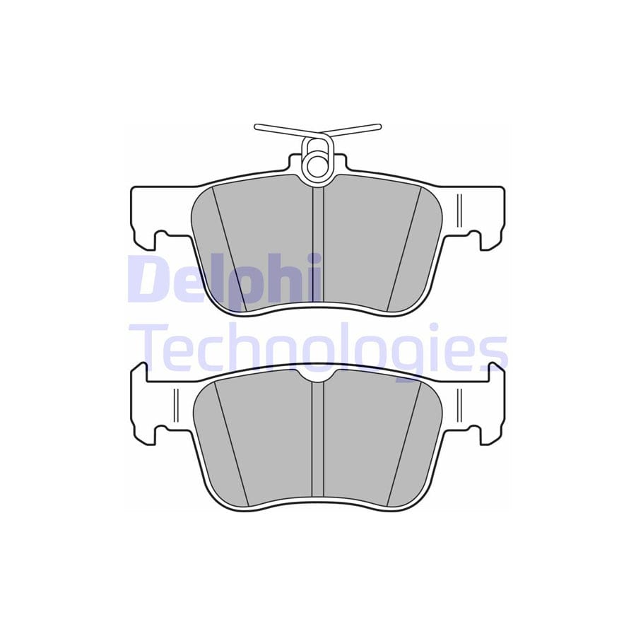 Delphi Lp3391 Brake Pad Set For Honda Civic