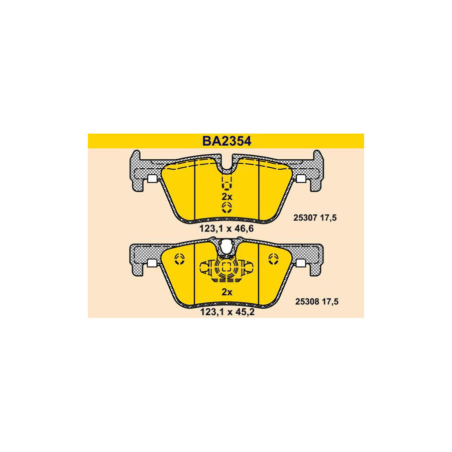 Barum Ba2354 Brake Pad Set