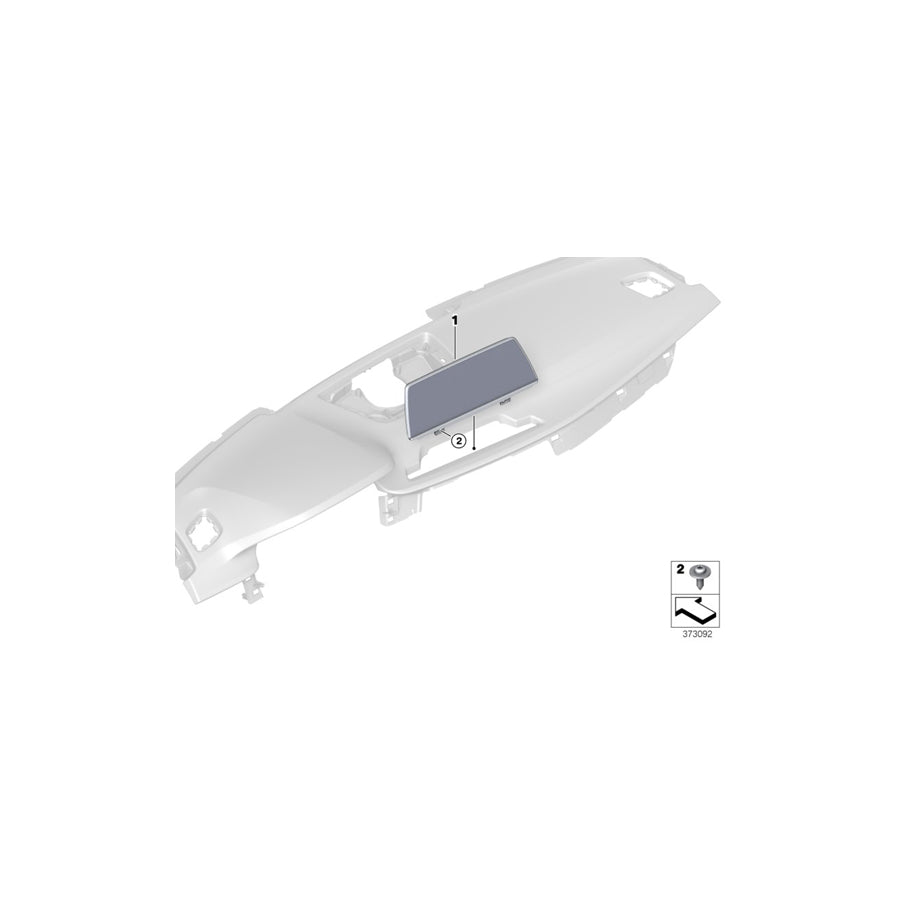 Genuine BMW 65509825935 G11 G12 Central Information Display 10,25" (Inc. 745e, 730Ld & 730Li)