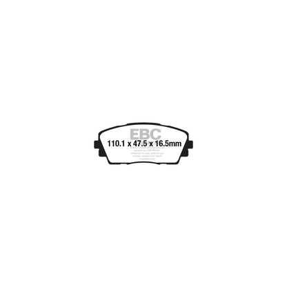 EBC PDKF1018 Kia Picanto Ultimax Front Brake Pad & Plain Disc Kit 2 | ML Performance UK Car Parts
