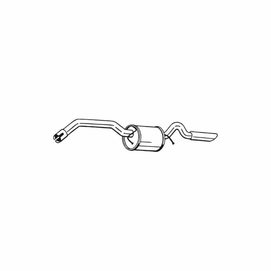 Bosal 279-429 Rear Silencer Suitable for Mercedes-Benz A-Class (W169)