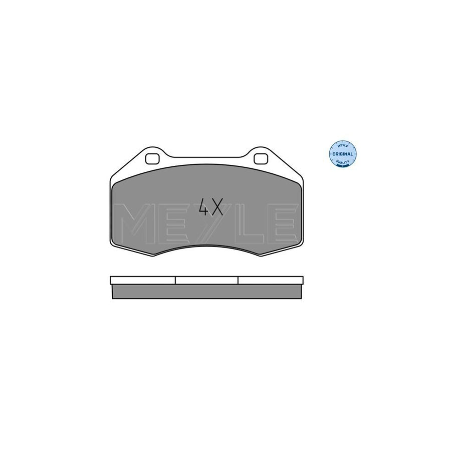 Meyle 025 241 6215 Brake Pad Set
