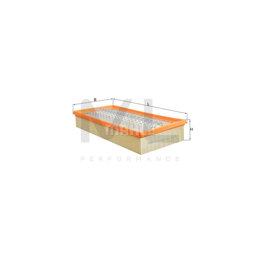 MAHLE ORIGINAL LX 536 Air Filter Filter Insert | ML Performance Car Parts