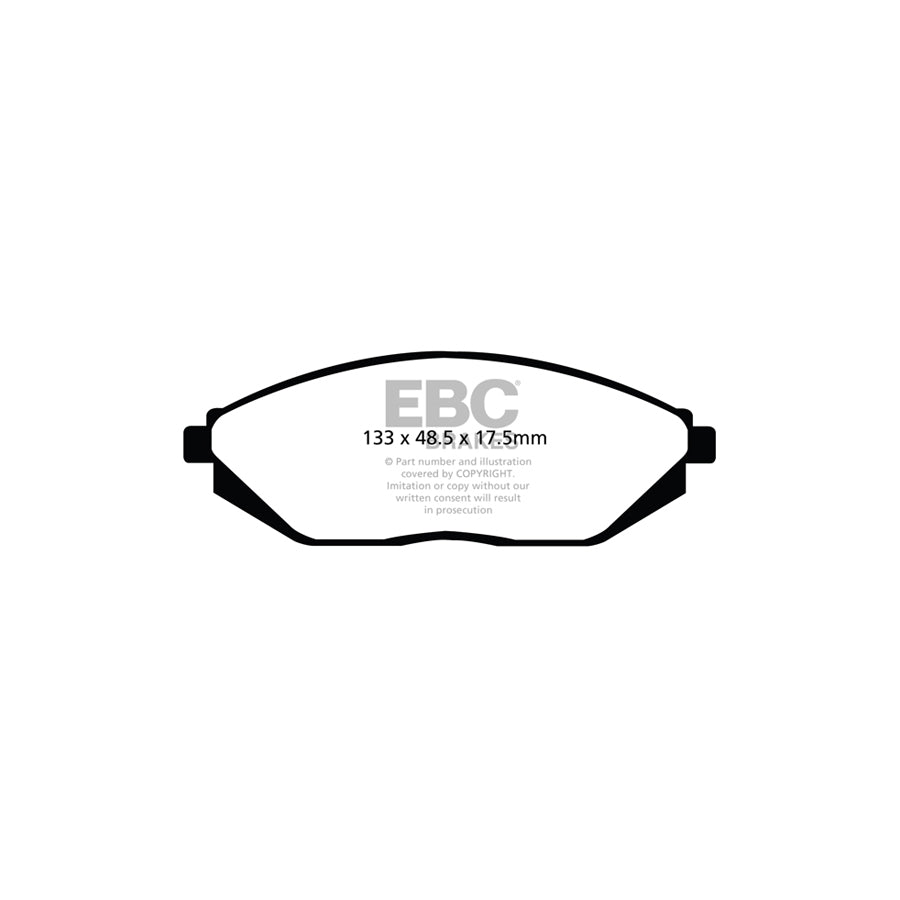 EBC DPX2097 Chevrolet Spark Ultimax Front Brake Pads 2 | ML Performance UK Car Parts