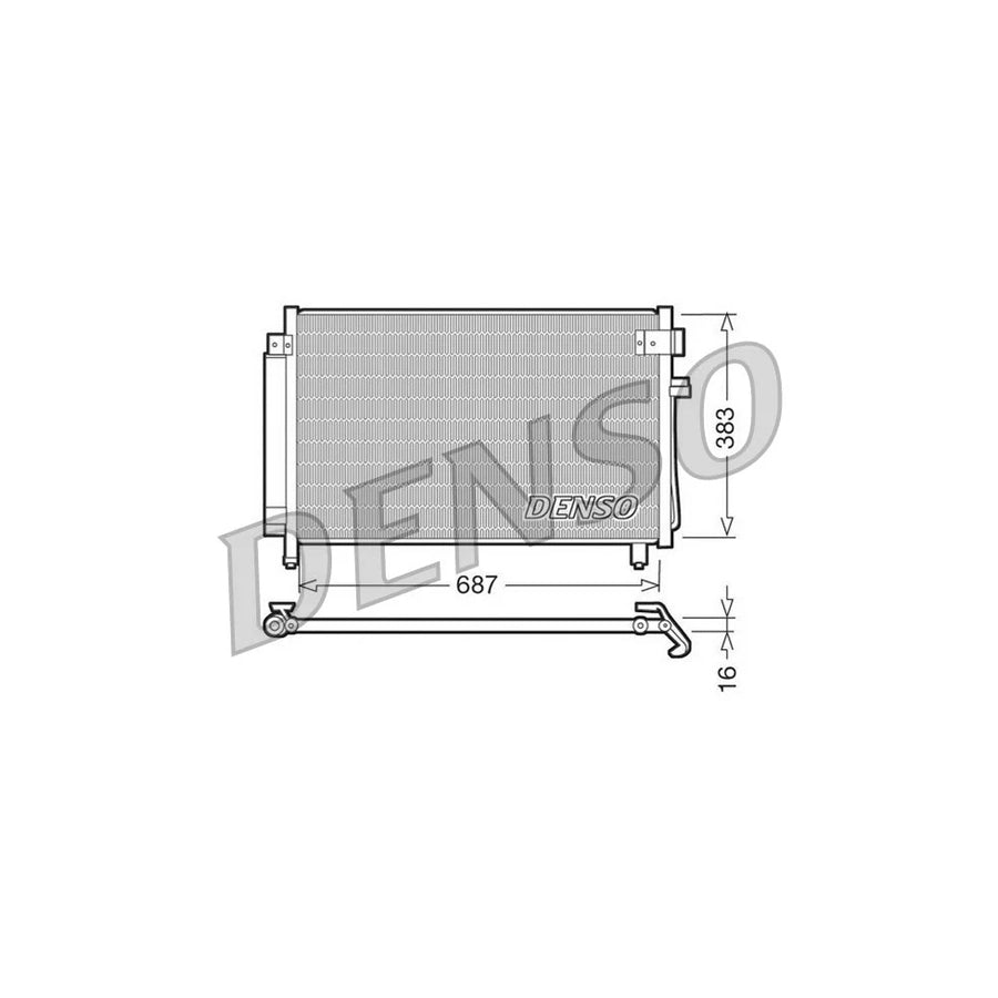 DENSO DCN36002 Air Conditioning Condenser for Subaru Forester II (Sg)