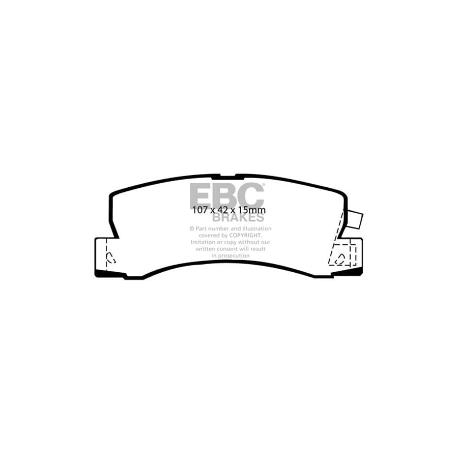 EBC PDKR856 Toyota Celica Ultimax Rear Brake Pad & Plain Disc Kit - Akebono Caliper 2 | ML Performance UK Car Parts