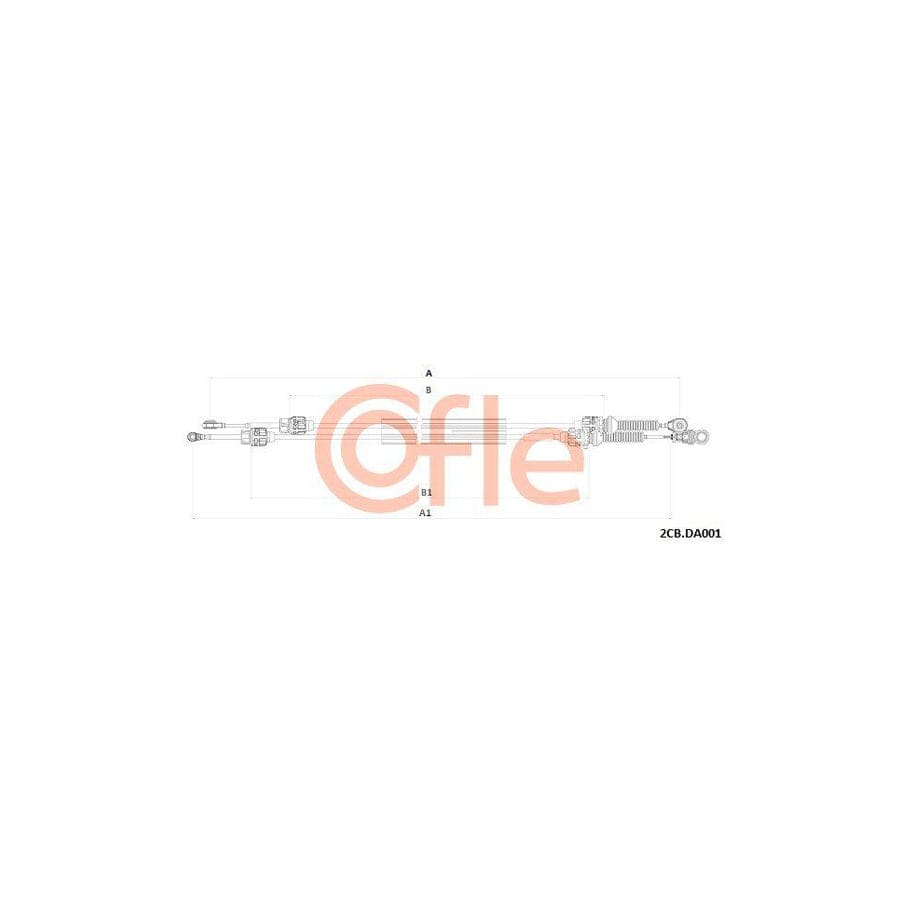 Cofle 92.2Cb.Da001 Cable, Manual Transmission for Dacia Duster Off-Road