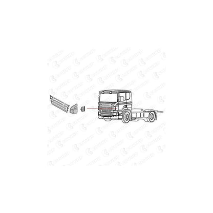 Covind Scp/161 Air Deflector, Driver Cab