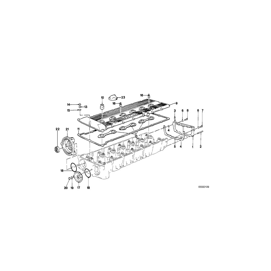Genuine BMW 11121306718 E28 E24 Cover (Inc. M5 & M635CSi)