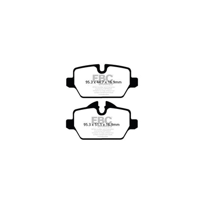 EBC DP22102 Mini R60 R61 Greenstuff Rear Brake Pads - TRW Caliper 2 | ML Performance UK Car Parts