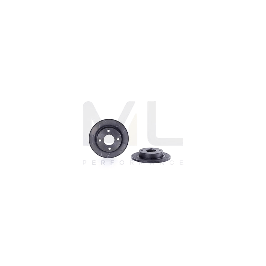 brembo-max-line-08-5164-76-brake-disc-slotted-solid-coated-with-serrated-spring-disc