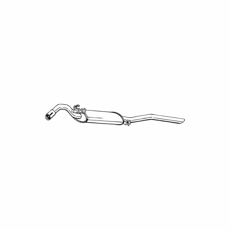 Bosal 279-419 Rear Silencer for VW Jetta Mk2 (19E, 1G2, 165)