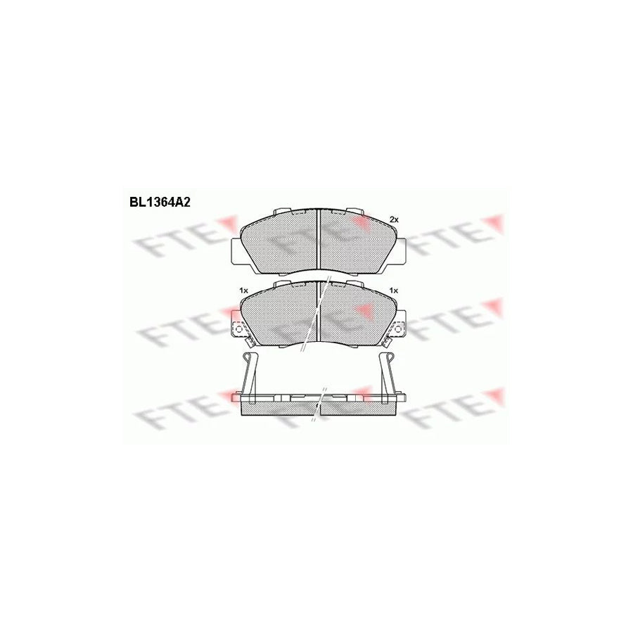 FTE Bl1364A2 Brake Pad Set