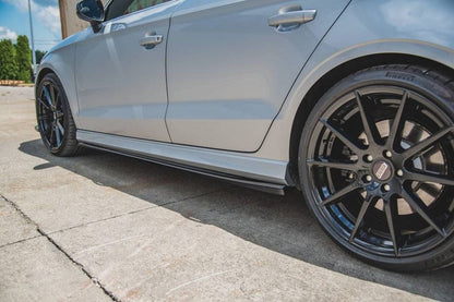 Maxton Design Audi S3 / A3 S-Line 8V FL Sedan Side Skirts Diffusers V.2
