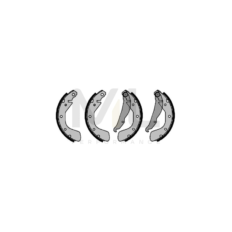 BOSCH F 026 004 614 Brake Shoe Set for VAUXHALL Astra Mk3 (F) CC (T92) | ML Performance Car Parts