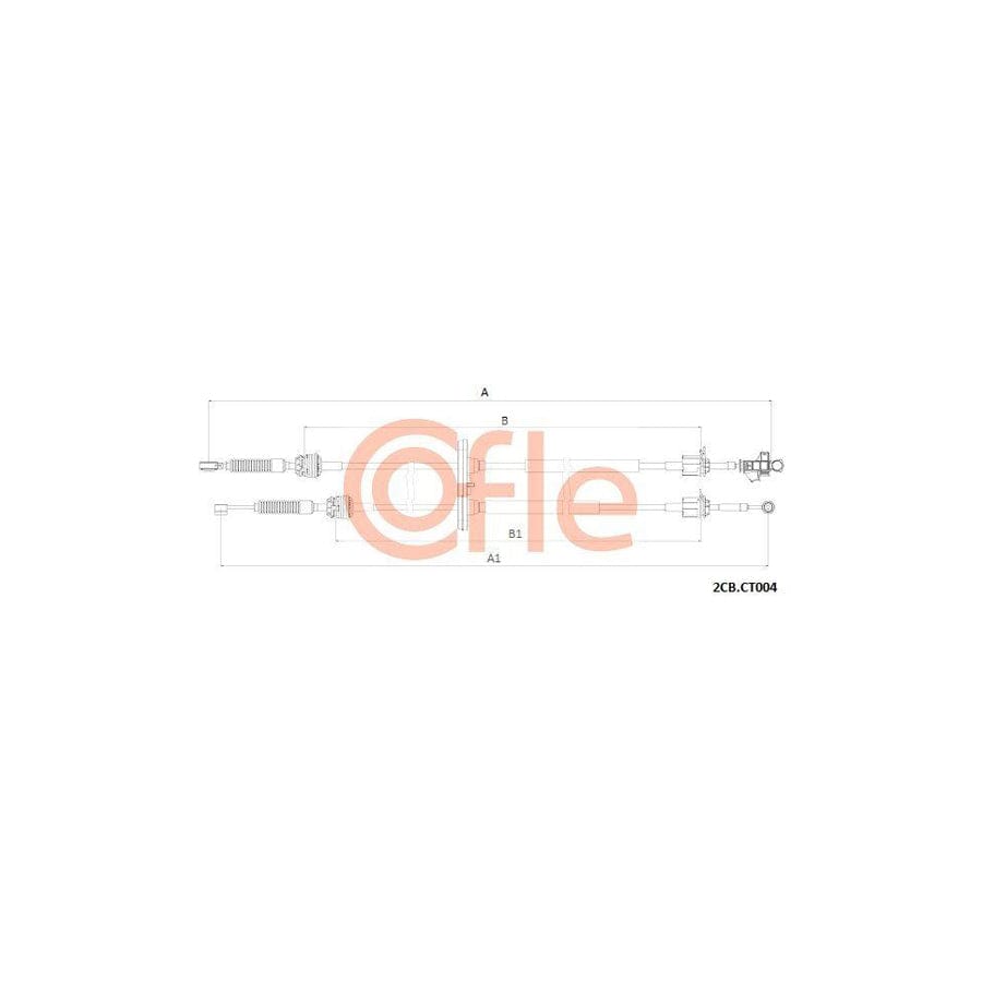 Cofle 92.2Cb.Ct004 Cable, Manual Transmission