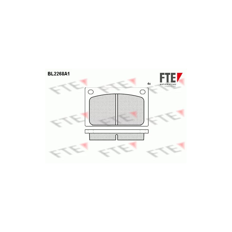 FTE Bl2268A1 Brake Pad Set