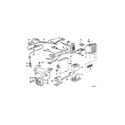 Genuine BMW 65812233148 E30 Coding Plug M SPORT E 3 (Inc. M3)