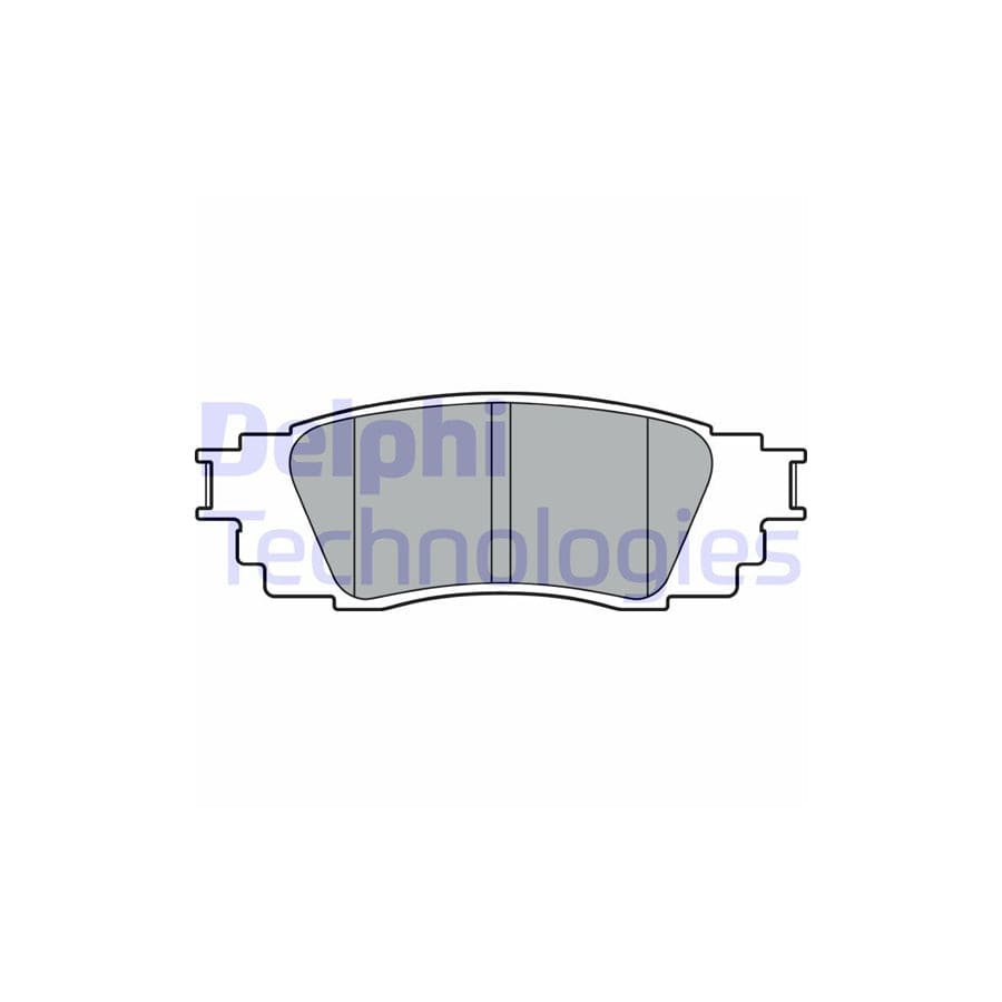 Delphi Lp3379 Brake Pad Set For Toyota C-Hr (Ax10)