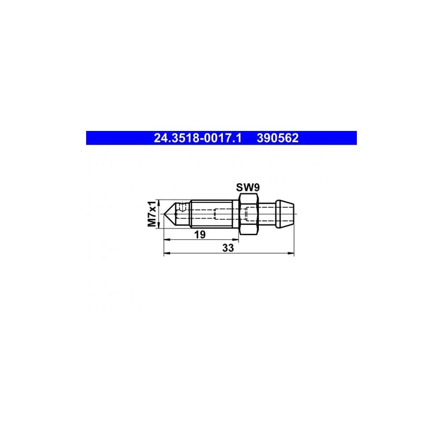 ATE 24.3518-0017.1 Breather Screw / Valve