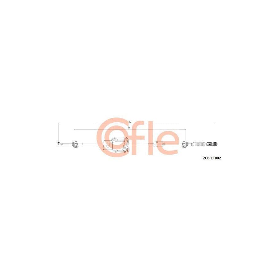 Cofle 92.2Cb.Ct002 Cable, Manual Transmission for Citroen Xsara Picasso (N68)