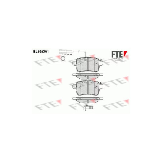 FTE 9010892 Brake Pad Set