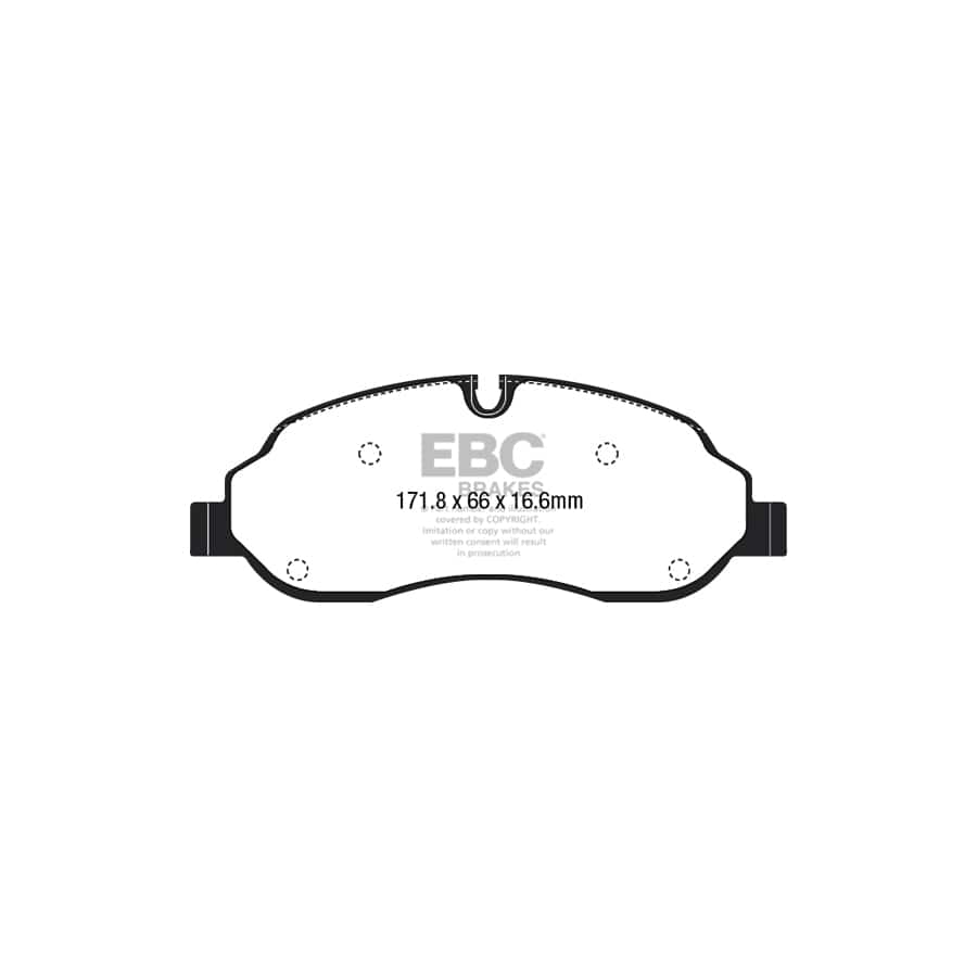 EBC PDKF2356 Ford Transit Ultimax Front Brake Pad & Plain Disc Kit 2 | ML Performance UK Car Parts