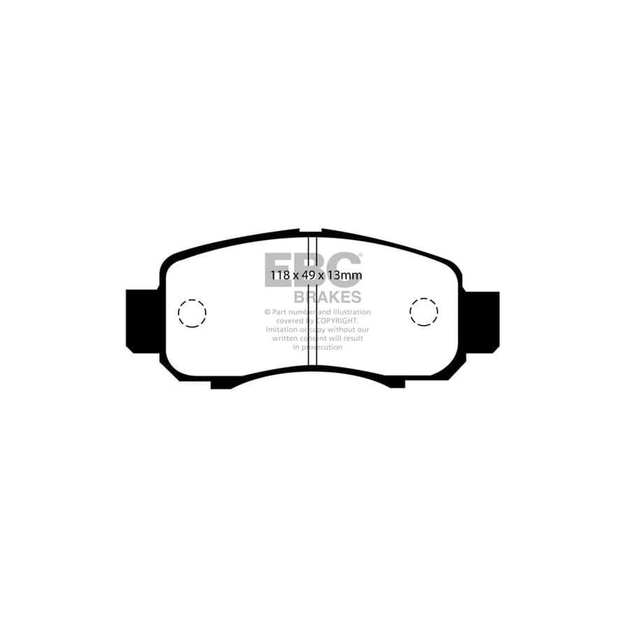 EBC PDKF892 Honda Insight Ultimax Front Brake Pad & Plain Disc Kit 2 | ML Performance UK Car Parts
