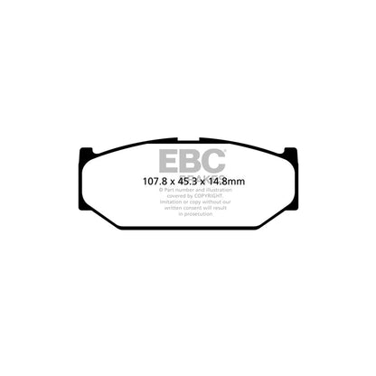 EBC DPX2104 Suzuki Swift Ultimax Front Brake Pads 2 | ML Performance UK Car Parts