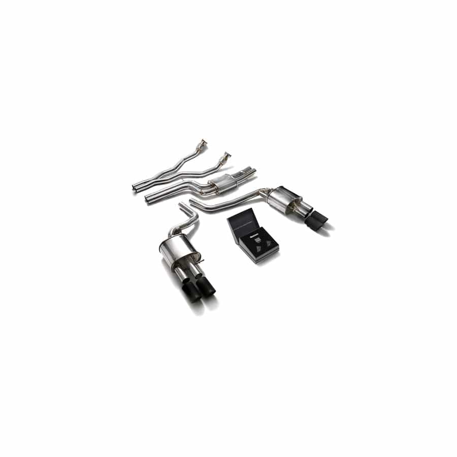 Armytrix AUBS4-QS11M Valvetronic Exhaust System Audi A4/A5 | S4/S5 3.0L TFSI 2009-2015 with Quad Matte Black 3.5"