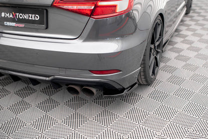 Maxton Design Audi S3 Sportback 8V Facelift Rear Side Splitters