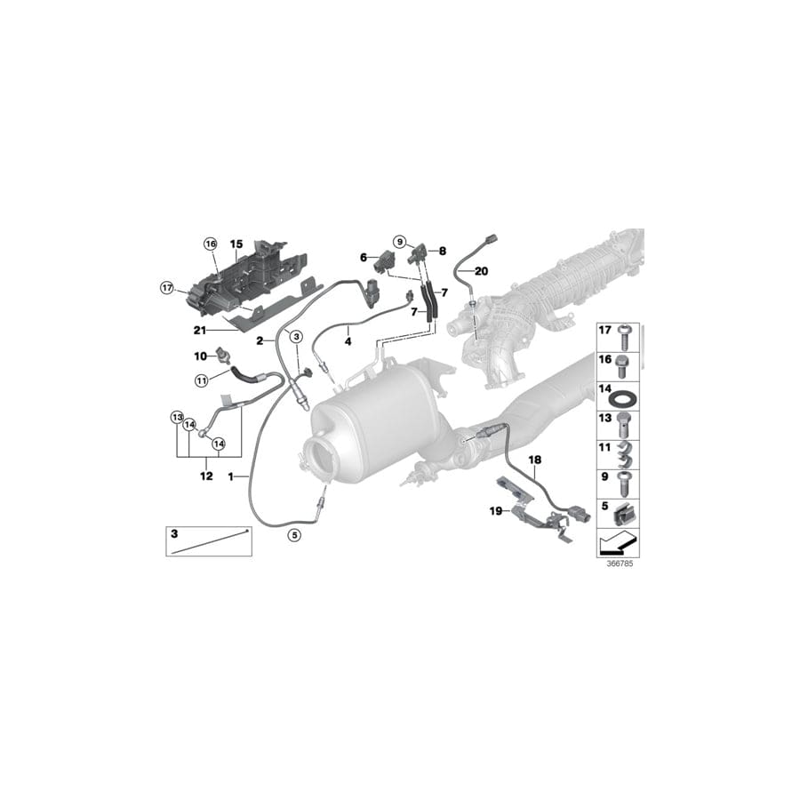 Genuine BMW 11658580692 F13 F32 F31 Holder AG SENSORIK (Inc. 640d, X6 30dX & X3 35dX)