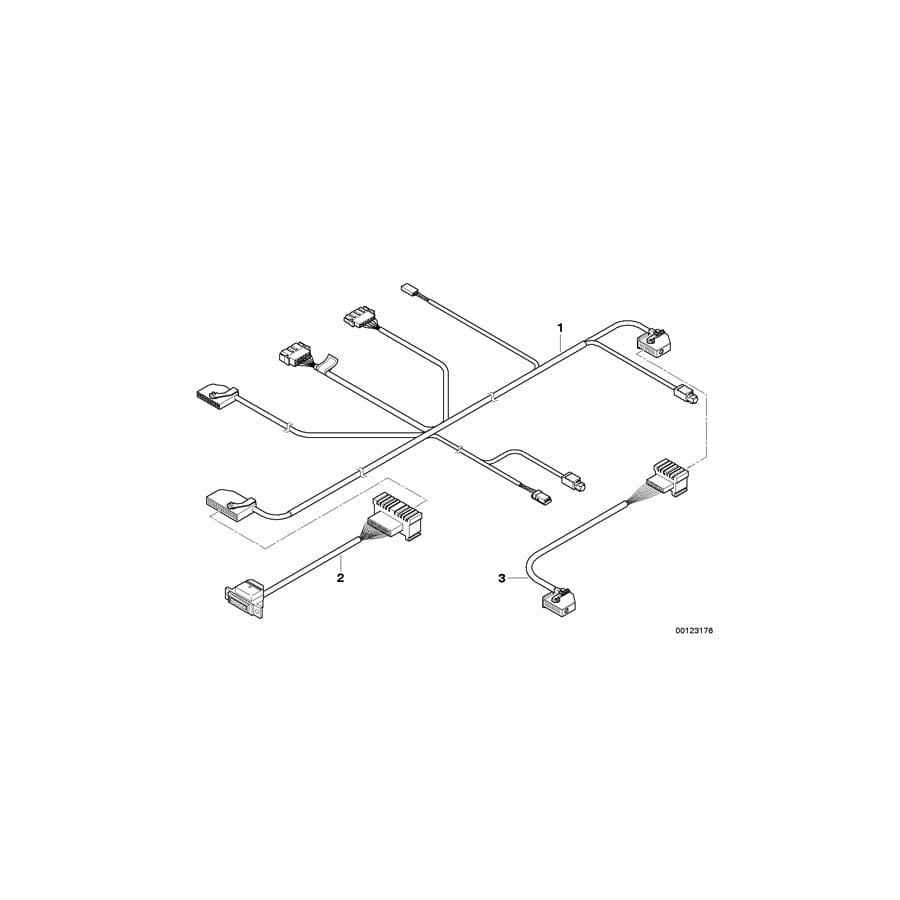 Genuine BMW 61126937564 E53 Adapter Wire For Telephone (Inc. X5)