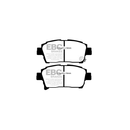 EBC PD40K1847 Toyota Corolla Verso Ultimax Pad & Plain Disc Kit - Sumitomo Caliper 2 | ML Performance UK Car Parts