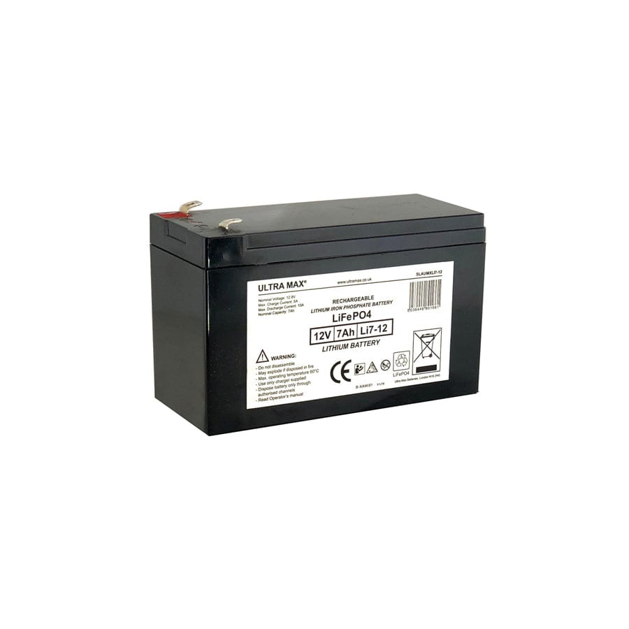 Ultramax Lithium 7AMP LiFePO4 Battery x1