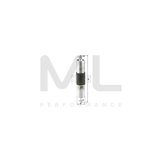 MANN-FILTER WK 533 Fuel filter In-Line Filter