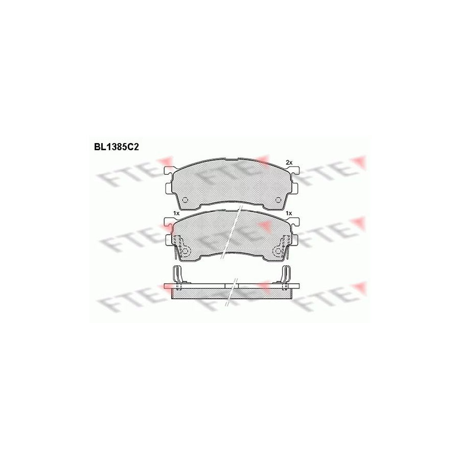 FTE Bl1385C2 Brake Pad Set