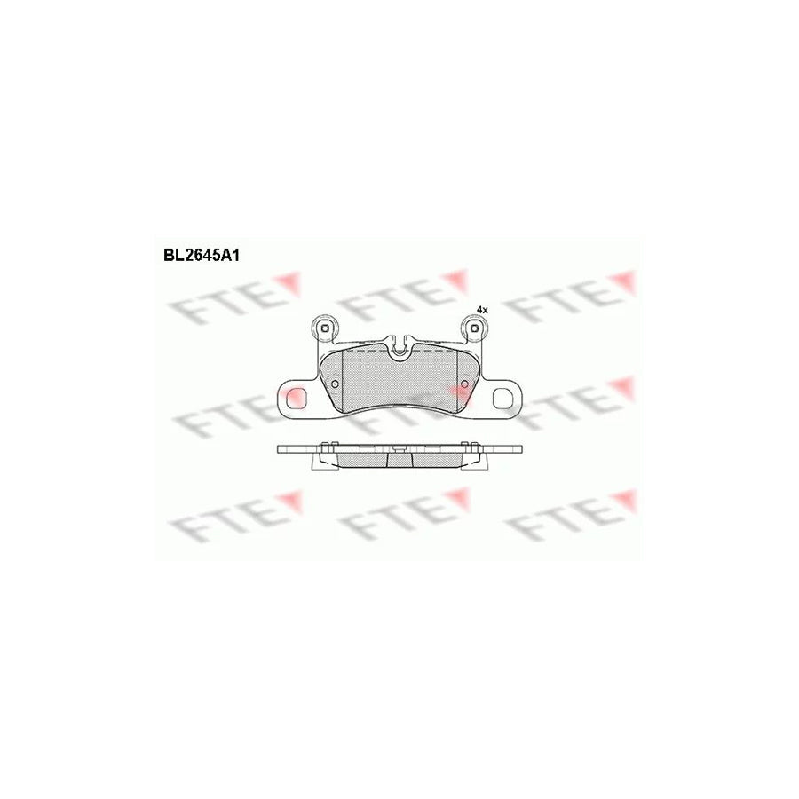 FTE 9010888 Brake Pad Set