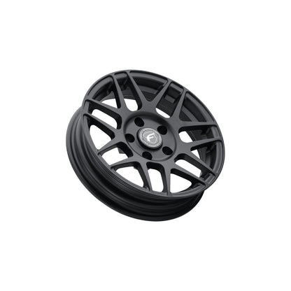Forgestar F1727B563N26 17x4.5 F14 Drag Semi Concave 5x120.65 ET-26 BS1.75 Satin Black Drag Racing Wheel