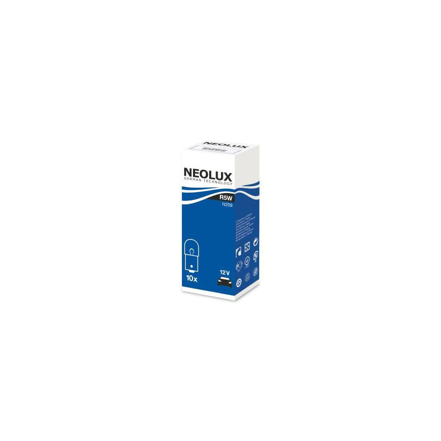 NEOLUX  N209 12v 5w BA15d (209) Trade pack of 10