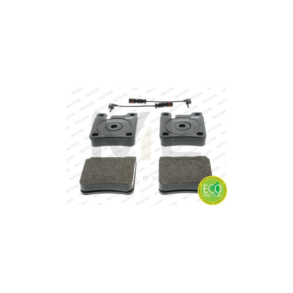 Ferodo Premier Eco Friction FDB799 Brake Pad Set Incl. Wear Warning Contact, Without Accessories