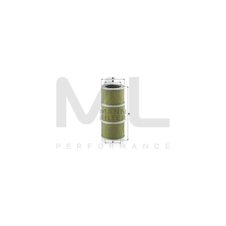MANN-FILTER H 18 265 Oil Filter Filter Insert