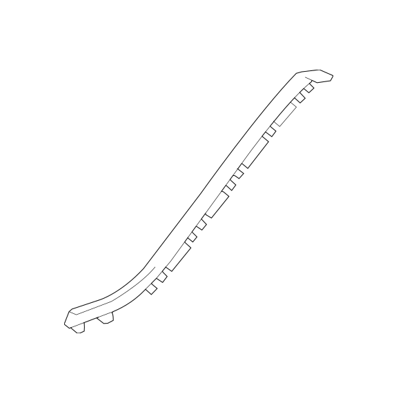Genuine Lexus 75551-53020 O/S Windscreen Drip Moulding (Inc. IS & IS-F)