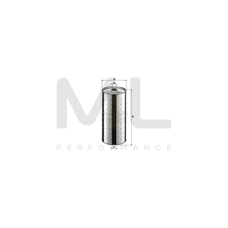 MANN-FILTER PF 1025 n Oil Filter with gaskets/seals, with seal, Filter Insert