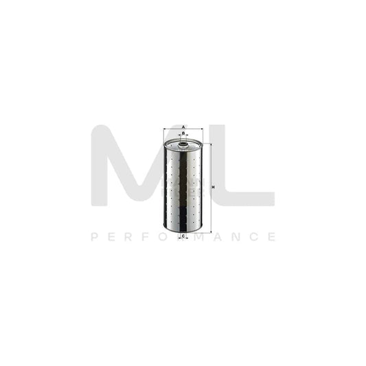 MANN-FILTER PF 1025 n Oil Filter with gaskets/seals, with seal, Filter Insert